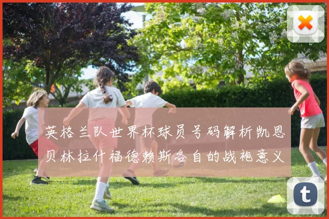 英格兰队世界杯球员号码解析凯恩贝林拉什福德赖斯各自的战袍意义